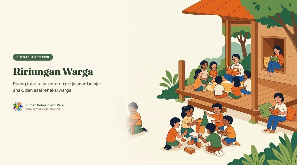 Ilustrasi Ririungan — ruang literasi Semi Palar